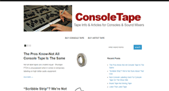 Desktop Screenshot of consoletape.com